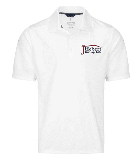 Jhebert Roofing branded Polo - embroidered